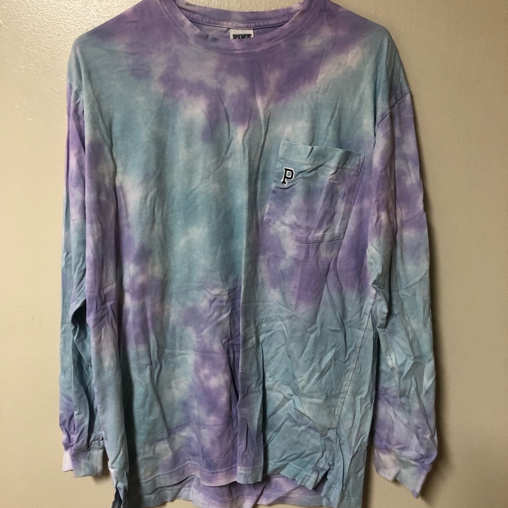 Victoria Secret PINK Tye Dye Long Sleeve Shirt